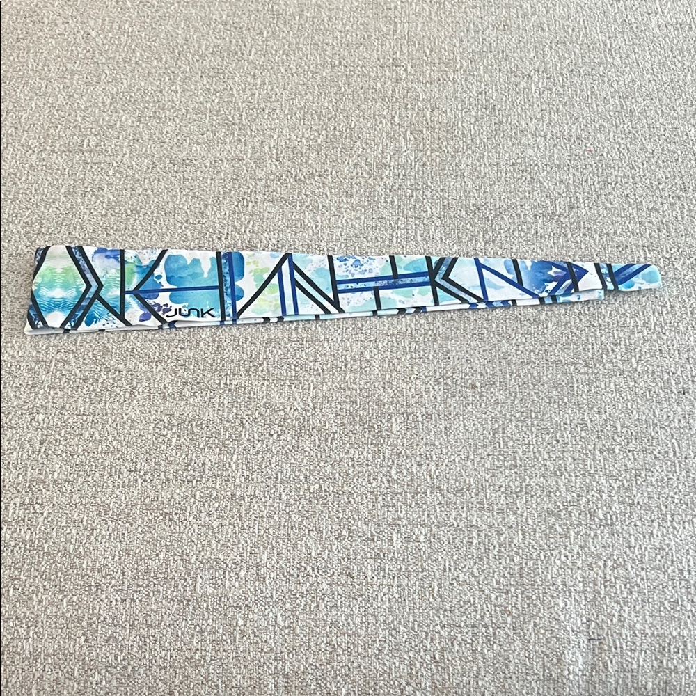 Classic Junk Brands Blue Splatter Print Flextie Headband